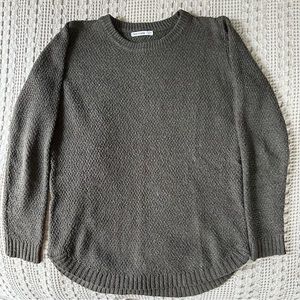 PINK CLOVER crewneck sweater / green / size S
